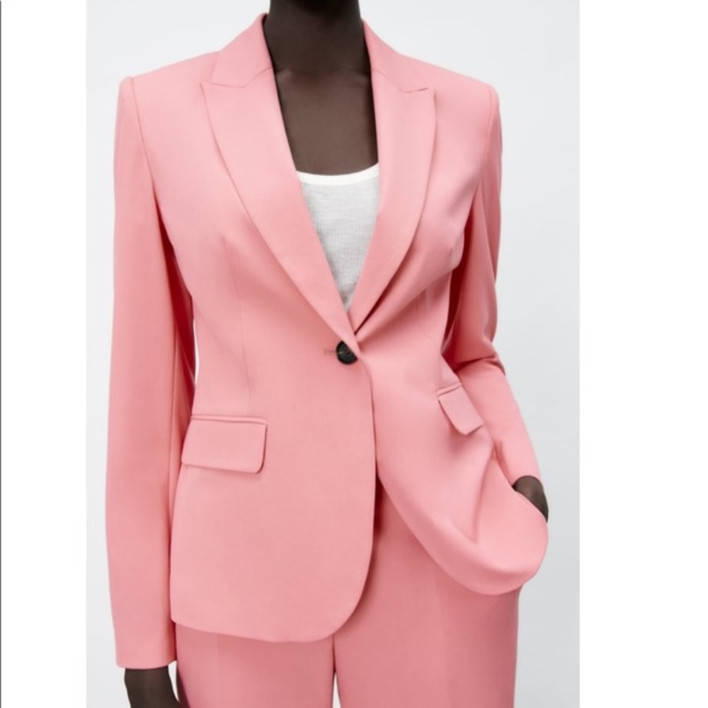New Zara | Light Pink Blazer - Picture 4 of 16